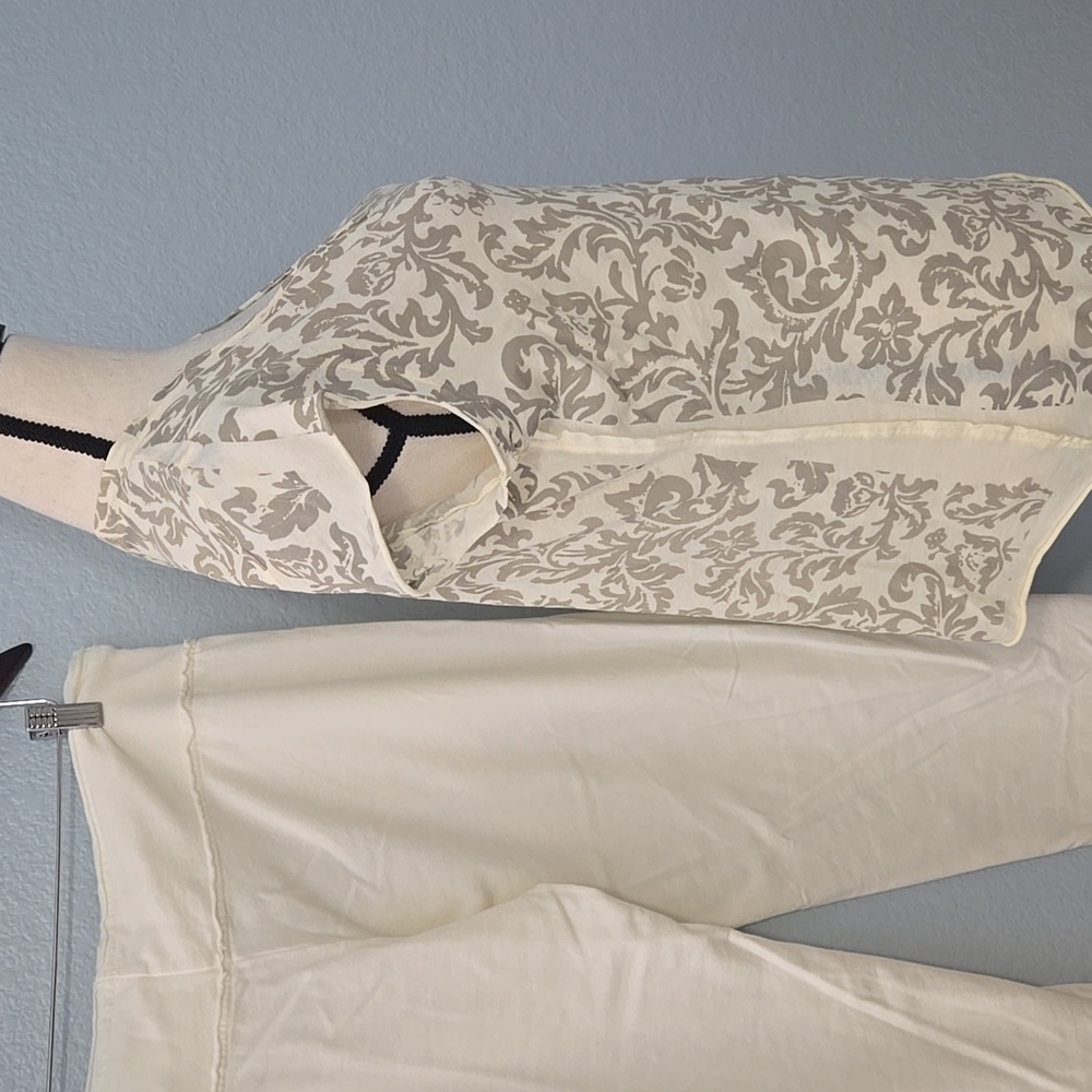 Green Dragon Cream Pantsuit - Picture 7 of 15